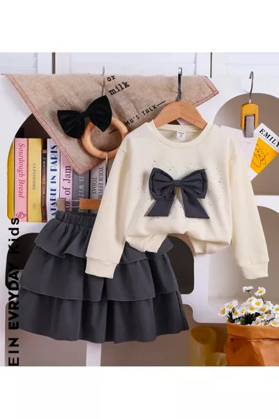 skirt-style children's suit