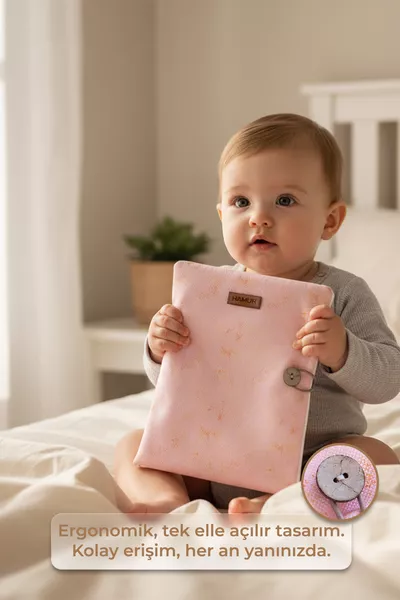 Mutter-Babypflegetasche Neugeborenen Wickeltasche Organizer Tasche Rosa