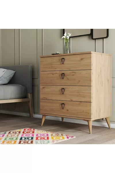  Versace 4 Çekmeceli Şifonyer Sepet