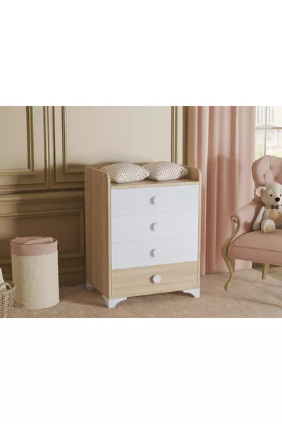 Swing 4 Schubladen Kommode