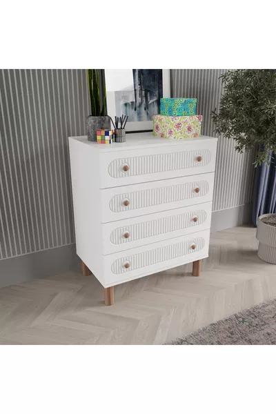 SOHO 4-DRAWER DRESSER - MDF COVER