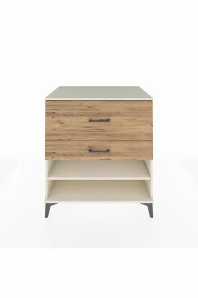 Kronos Şifonyer Tek Raflı 2 Çekmeceli  Aytaşı-Çam