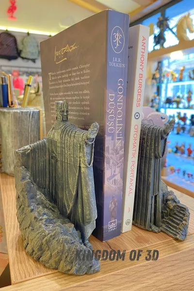 Подставка для книг в виде статуй Аргонаф, Фигурка Властелин колец, Аргонаф Букенд, 2 части (право, лево)