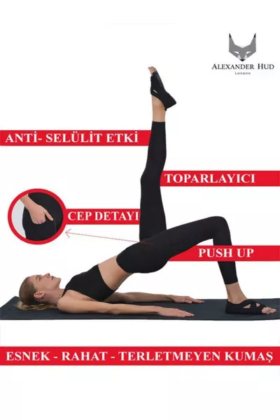 Women's Leggings Shaping Slimming Firming High-Waist Sports Daily Leggings with Side Pockets