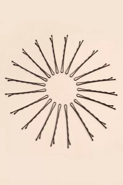 Set of  Black Wire Hair Clips