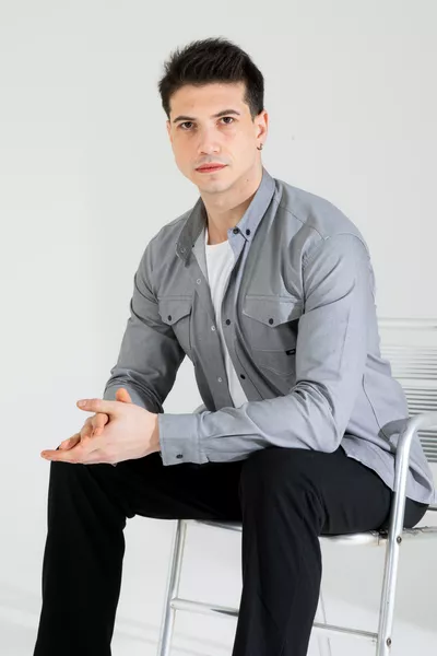 Slim Fit Jeans - Denim Men's Shirt