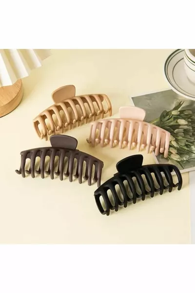 Women's Double Model Brown 8-Piece Latch Clasp Set