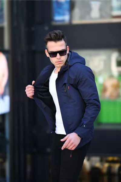 Yeni Sezon Kapüşonlu Erkek Mevsimlik Ceket