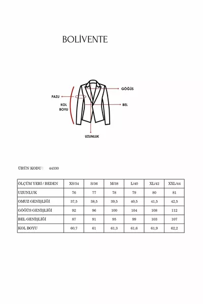 Indigo Oversized Woven Blazer Jacket