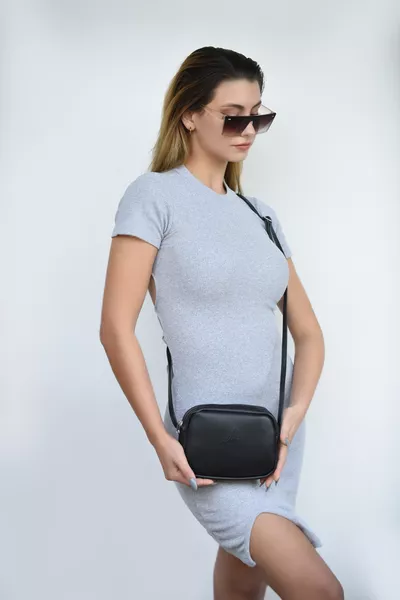 حقيبة جارا نسائية أصلية صغيرة على شكل كروس قابلة للتعديل، يمكن حملها باليد أو الذراع أو الكتف