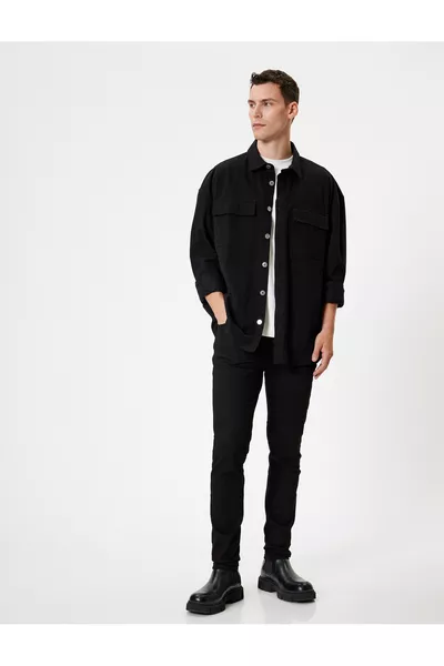 Pantaloni Jeans Skinny Fit Standard - Michael Jean