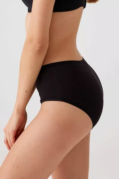 3-Piece Economic Pack  Maxi Cut Cotton Basic Panties