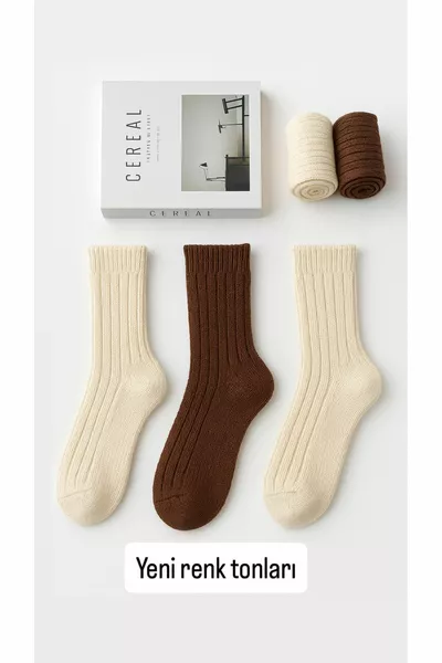 3 زوج من جوارب بوت ديربي مصنوعة من صوف الألباكا الخاص للجنسين