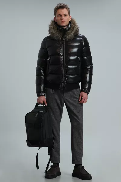 Мужская куртка Jeam Kaz Tüyü, черная