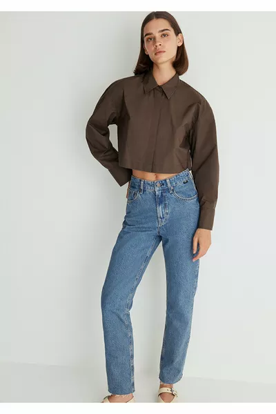 Jean New York Classic en denim indigo bleu 