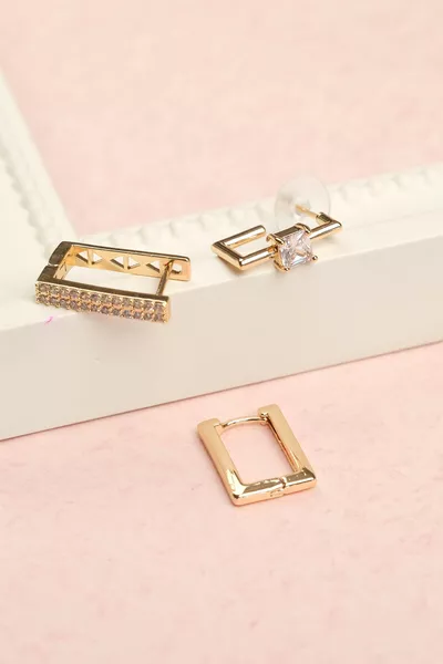 Steel Earrings Guaranteed Not to Fade with Invoice