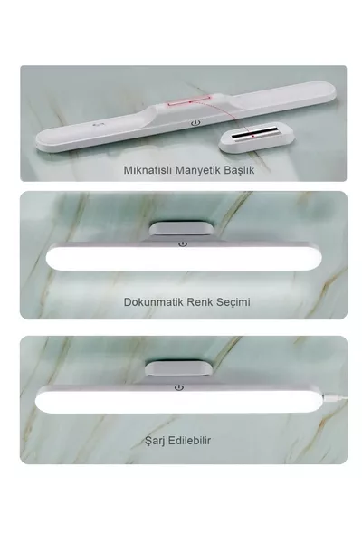 Аккумуляторная светодиодная лампа беспроводная с micro USB, магнитная светодиодная подсветка, 3 режима освещения, настенный светильник Martı