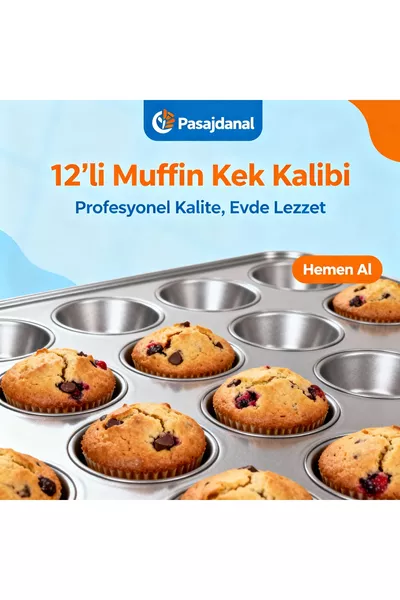 'li Muffin Kek Kalıbı