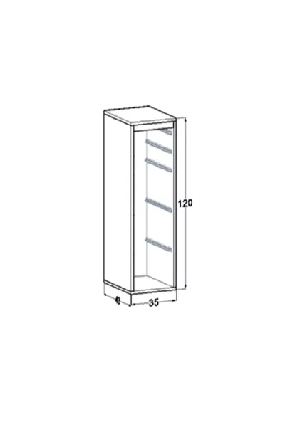 خزانة تخزين وترتيب الألعاب MDF إكسترا إليف