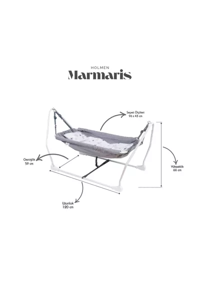 Amaca per Bambini Marmaris - Grigio