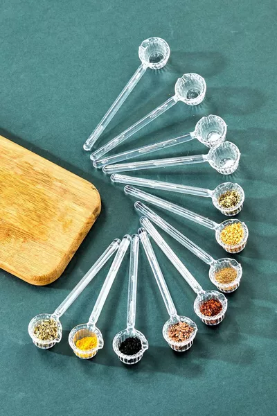  броя мика оригами формирани лъжички за захар и кафе | Лъжица за подправки, захар и кафе (НЕ Е СТЪКЛО)