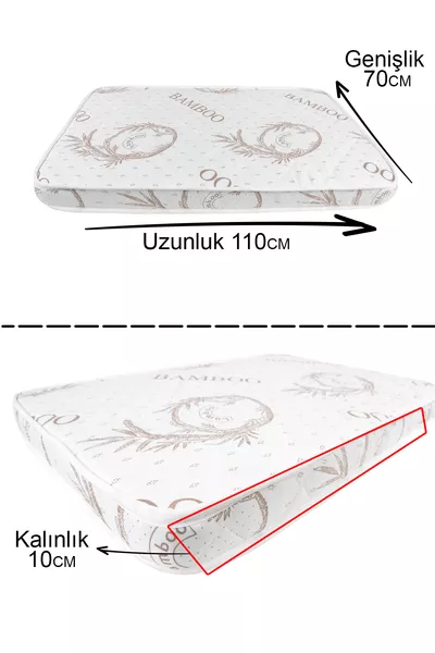 Bamboe Orthopedisch Baby Speelpark & Wiegbed