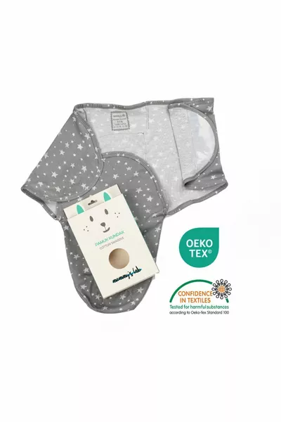 0 - 4 Maanden Nieuwe Seizoen Kleurige Geprinte Klittenband Katoenen Baby Swaddle % Katoen (OEKO TEX EN CIT GECERTIFICEERD)