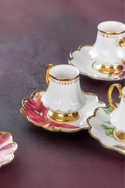  София комплект от 6 кафе чаши, смесен