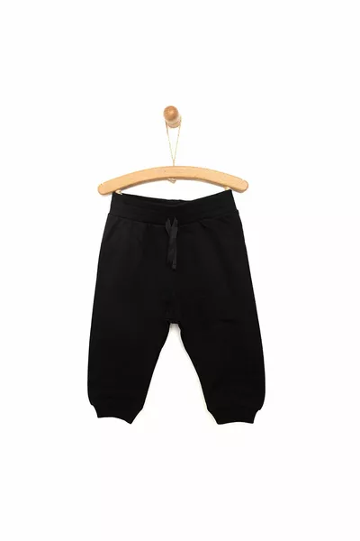 HelloBaby بنطال رياضي للجنس الذكري من قماش شاردون بفوطة مع حزام وسوستة عند الأطراف