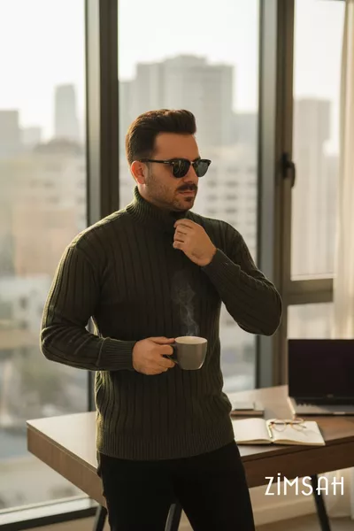 Maglione da uomo in maglia