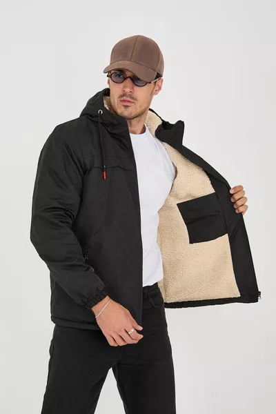 معطف رجالي شتوي مقاوم للماء والرياح