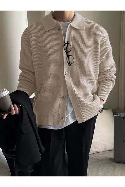 Heren regular fit vest met stenen knoopdetails