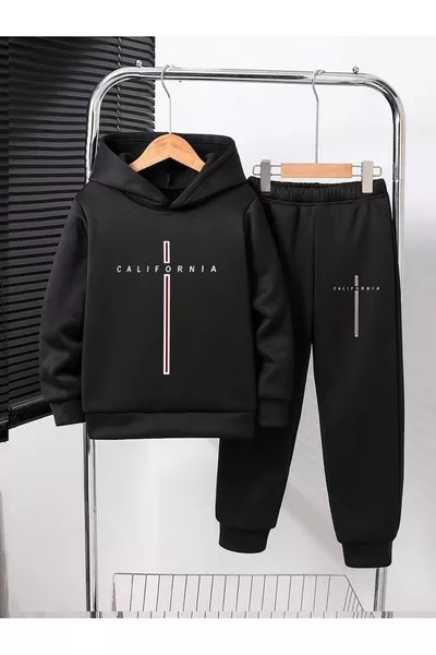 CALIFORNIA COTTON CHILDREN'S SWEATSUIT SET