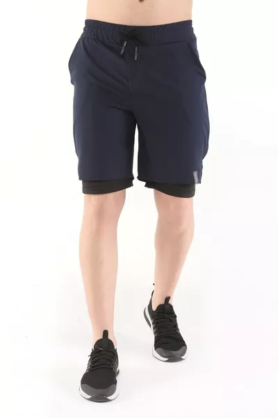 Short de sport homme à séchage rapide en micropoly pour entraînement, futsal, fitness et extérieur