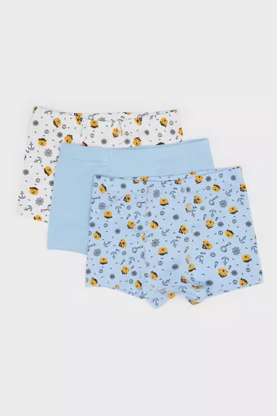 Boys' Patterned 3-Pack Boxer Shorts SP