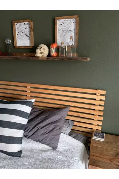 Деревянное изголовье кровати, изголовье кровати см