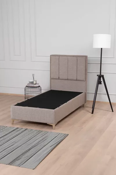 سرير قاعدة صناديق جولد ثيرابي بني (الرأس والمرتبة غير مشمولين)