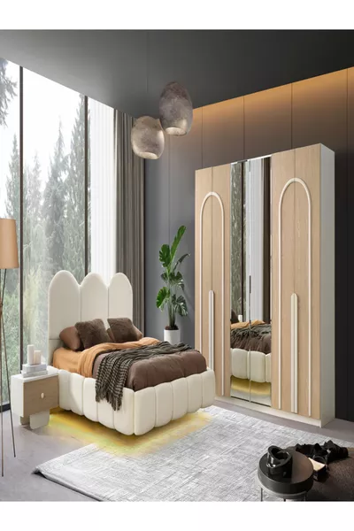 طقم غرفة نوم فلورانس من MDF