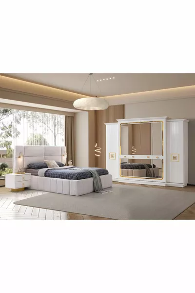 Arizona Bedroom Set with Balcony % MDF | Free Delivery and Installation