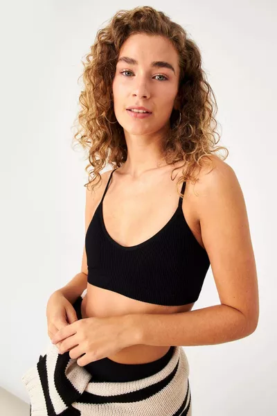 Chest Padded Seamless Crop Tank Top 