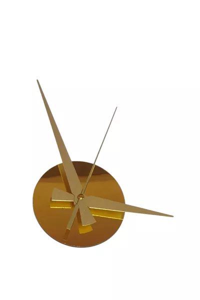 Механизъм за стенен часовник 3D циферблат Огледален плексиглас Безшумен тичащ Първокласен механизъм