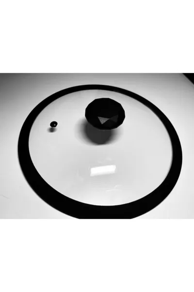 Pentola in silicone con coperchio in vetro  cm