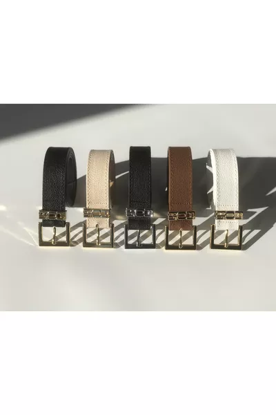 مجموعة عرض مكونة من 5 أحزمة للنساء من فيوري مكتوب عليها، حزام للبنطال، حزام للجاكيت، حزام للفستان