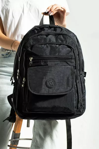 Sac à dos scolaire unisexe grand format avec plusieurs compartiments et étanche