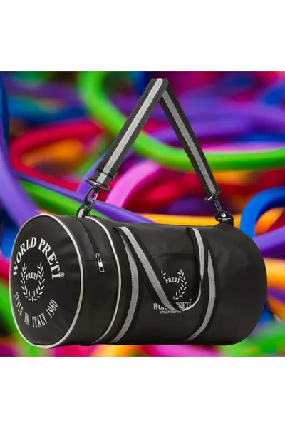 Cylinder Sports Bag Shoulder Strap Fitness Football Basketball Bodybuilding Aerobics Bag