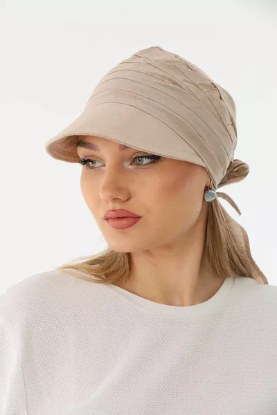 قبعة باندانا بسدادة حجرية على طراز السفاري