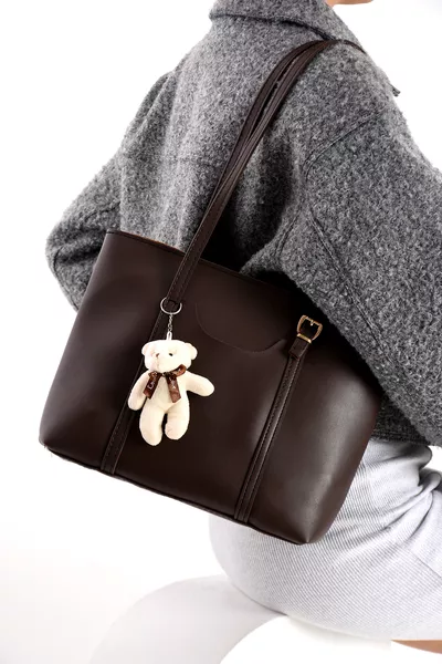 Brown Women's Shoulder and Arm Bag, Size 