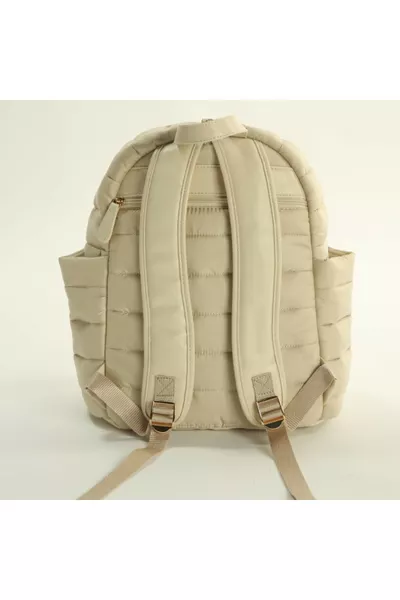 Puff Leer - Stof Moeder-Baby Verzorging Rugzak