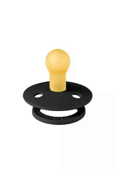 مصاصة مطاطية ملونة - أسود 0-6 أشهر