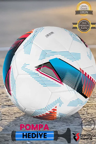 Türkei Süper Lig Fußball Ball Genäht-geklebt Größe 5 für Kunstrasen, Rasen, Beton Spiel-/Trainingsball